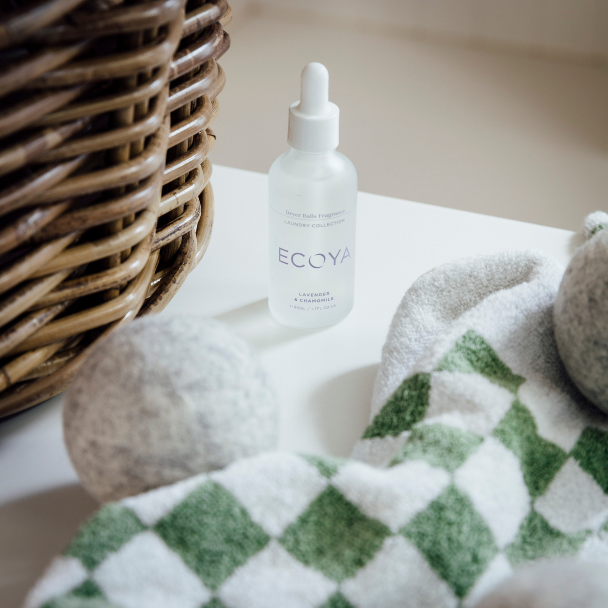 Ecoya Laundry Dry Ball Set - Lavender & Chamomile
