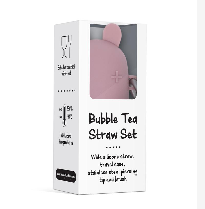 We might be Tiny - Keepie + Bubble Tea Straw Set