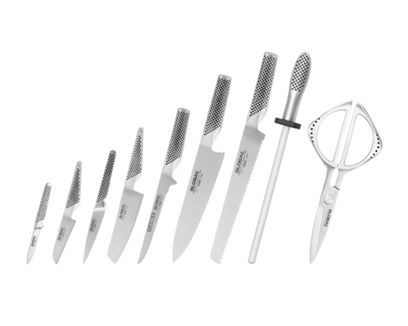 Global Takashi 10 Piece Knife Block Set (Made in Japan)