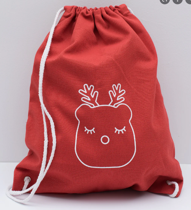 We Might Be Tiny Drawstring Bag - Tiny Prancer  (limited edition)