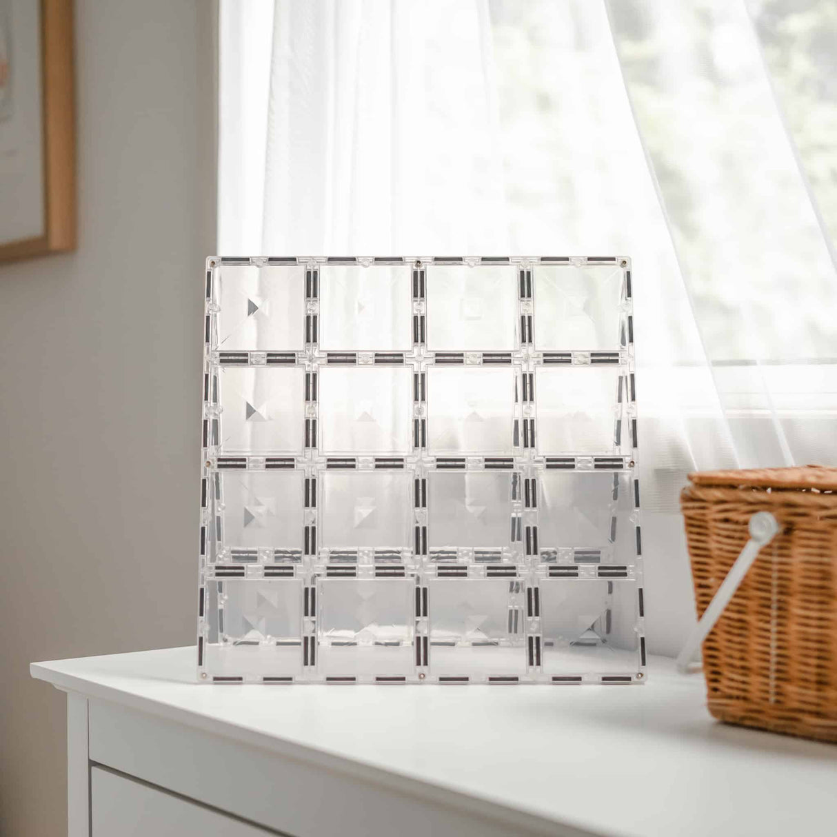 Connetix 2 pcs Clear Base Plate Pack